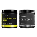 Kaged Pre Sport Pre Praf de antrenament Mango Lime Creatină Monohidrat Pulbere Micronized Bundle, Energia & Muscle Recovery Supplement Pack, 20 Serviri Pre-Working-out + 100 Serviri Creatina