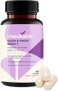 Suplimente Complexe Checkable® Colagen - par, piele, unghii, articulații, oase și suport muscular - cu colagen natural tip I, II, III, V și X (1500 mg) - 90 capsule