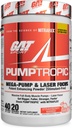 GAT Sport Pumptropic Mega-Pump & Laser Focus potențator pulbere (Stimulant-Free), 40 Servings (Strawberry Mango)