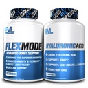 Advanced Joint Supplement Bundle - Stivă de sprijin comun completă cu acid hialuronic și FlexMode cu vitamine comune Glucosamină Chondroitin MSM și BioPerine pentru absorbție îmbunătățită