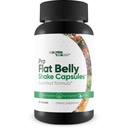 Pro Flat Belly Shake Capsule - Curaj curat pentru a ajuta la reducerea balonare - Curățare corp și digestive - Suport sănătate generală cu curățare - Ajutor deșeuri clare și Toxine cu suplimente de curățare