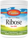 Carlson - Ribose, 100% Pure D-Ribose, Non-GMO, Energetic Production, Muscle Recovery & Athletic Performance, 17,6 oz (500 g)