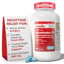 Timpul-CAP LABS, INC. Timely Acetaminofen PM - Extra Putere PM - 400 Count - Comparativ cu Tylenol PM Extra Putere - Pain Relief PM pentru un somn bun de noapte - Made in USA