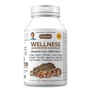 ANDREW LESSMAN Wellness Mushroom Complex 180 Capsule - Floare organică de 11 Ciuperci - Sprijină sănătatea generală și vitalitatea - Niciun aditiv. Supliment complex ciuperci