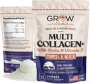 Colagen Multi Colagen Powder for Women w/Types I, II, III, V & X - Keto Friendly, Hydrolyzed Colagen Peptides Powder Blend w/Biotin & Vitamina C, 41 Servings