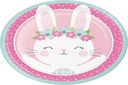 Creative Converting Party Provinces, Bunny Party Paper plate, Plate Dinner, Multicolor, 8.75," 8ct