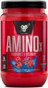 BSN Amino X Muscle Recovery & Endurance Powder with BCAAs, 10 Grams of Amino Acids, Keto Friendly, Caffeine Free, Support Endurance, Zero Sugar, Blue Raz, 30 portii (Packaging May Vary)