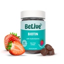 BeLive Biotin Gummies cu mai multeVitamina, Folate, Inositol 
