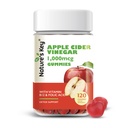 Key Apple Cidru de Oțet Gumies 120 Count ACV Gummy cu Folic Vitamina B6 B12 Beetroot & rodie - Vegan, Non-GMO & Gluten-Free