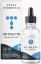 Ketolyte Hidratare Rapidă (nearomatizată) Picături electrolitice Keto-Friendly fără calorii fără zahăr, Supliment electrolit natural cu magneziu (39 Servings)