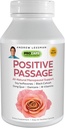 ANDREW LESSMAN Pasaj pozitiv 60 capsule - Natural Menopauză suport și echilibru pentru nivelul de hormoni feminini. cu Soy Isoflavones, Black Cohosh, Dong Quai, Damiana. Fără aditivi