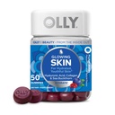 OLLY Glowing Skin Gummy, Hydrated & Youthful Skin,* Acid hialuronic, Colagen Peptides, Sea Buckthorn, Plump Berry Flavor, 25 Day Supply - 50 Conte