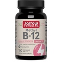 Jarrow Formulas® Metil B-12 Tablete, 500 mg, Supliment alimentar pentru producția de energie celulară și Brain Health Support, 100 Cherry Flavor tablete masticabile, 100 zile de aprovizionare