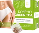 Bruizex Limphatic Ceai Verde, Limphatic Drainage Cleanse & Detox, Natural Herbal Blend pentru Lymphatic System Health, Post Chirurgie de recuperare Liposuctie, BBL, Tuck Tuck Tummy, Lipedema & Lymphedema, 30-Pack