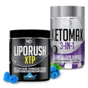 NDS Nutriţie XTP Blue Berry Con de zăpadă termogenic (45 Servings) şi Keto-Max Advanced 3-in-1 Pastile Carb Blocker Appetite Supressant (90 capsule)