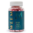 Pielea de păr și unghii Gumiile - Sprijină păr sănătos - biotina Vegan vitamine pentru femei și bărbați susține creșterea mai rapidă a părului, unghii mai puternice, piele sănătoasă, rezistență suplimentară (1)