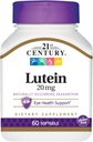 21st Century Lutein 20 mg Softgels - 60 ct, ambalaj cu 3 doze
