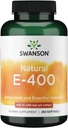 Vitamina naturală Swanson E 400 Iu (268 Milligrame) 250 Sgels