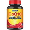 CoQ10 400mg SoftGels COQ10 - CQ10 Coenzime Q10 Supliment, Plus PQQQ, Omega 3, și vitamina E, pentru inimă și energie celulară, 120 Serviri