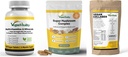 Vegan Vitality Booster Suplimente Bundle - Vegan multivitamine, Colagen și Complex Super Mushroom. Formulă pe bază de plante de înaltă rezistență pentru sănătatea generală pentru vegetari și vegetari