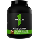 Regula 1 Mass Gainer - Formula de calorii in greutate mare cu 1,220+ calorii, 250g+ amestec complex de carbohidrati, 40g Proteina All-Whey per servire (8 serviri, unt de arahide ciocolată)