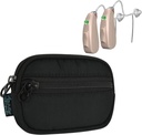 Beautyflier Auding Aid Pouch, Audy Aid Case Pocket Dimensiune, Amplificator de auz care transportă sac de stocare, Accesorii Implant Cochlear, Dispozitiv de auz Mini Portofel Purtanță (Numai caz)