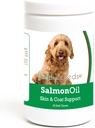 Sănătoși Breeds Goldendoodle Somon ulei moale Chews 90 Count