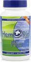 HemRid Plus Advanced Herbal Comfort Formula - 45 Capsule Veggie pentru confort îmbunătățit și Wellness, Featuring Horse Chestnut, Witch Hazel & More - Proudly Made in the USA