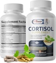 Cortizol Suplimente pentru Femei si Barbati,Cortizol Manager cu Magneziu, Ashwagandha,Rhodiola, L-Theanin,Cortizol Balanced Nivele pentru Mood,Focus,Zzz Support