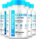 (5 ambalaj) Ketosyn Cleanse & Capsule de dezintoxicare, Ketosyn pastile pentru pierderea în greutate avansată, puterea maximă Keto Blend Supplement suport, Keto Syn internă de curățare Pastillas Recenzii (300 capsule)
