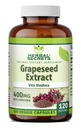 Secrete vegetale Extract de semințe de struguri 400 mg 120 capsule vegetale - non-GMO - gluten gratuit