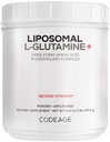 L-glutamină pulbere lipozomală L-glutamină - L-glutamină cu potenţă mare 5000 mg per Serving - 3-Month Supply - Livrare lipozomală, Aminoacid cu form liber, glutamina fără aromă - gluten fără GMO - 16,67 oz