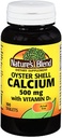 Nature's Blend Oyster Shell Calciu 500mg cu vitamina D3, 100 comprimate (Pachet de 3)