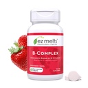 EZ Melts Dissolvabil Vitamina B-complex cu metil B12 și metil Folate, Sugar-Free, 2-Lonth Supply Supply - 1 ambalaj