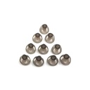 Ajutor auditiv Domes 8mm Smoky Sfaturi Gray Piese ureche confortabil pentru Open Fit BTE Sound Amplifier PSAP Kit Invizibil, cu excepția RIC 8mm (M * 10)
