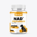 Kilab NAD+ Precursor Supliment pentru câini - Suporturi pentru imbatranire sanatoasa si suport muscular scheletal & recuperare - Brain, inima, suport energetic & Cellular - Nicotinamida Ribozide Clorura - 60 capsule