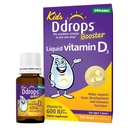 Drops copii Booster 600UI 100 picături - zilnic lichid vitamina D pentru copii. Suport puternice oase si sistem imunitar la copii. Fără conservanţi, fără zahăr, fără GMO, fără alergie, fără prietenie