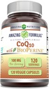 Formulare uimitoare CoQ10 cu BioPerine 100 Mg 