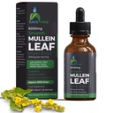 Picături organice de tinctură Mullein pentru sănătatea respiratorie 