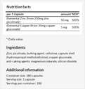 Z-Balance - Zinc 50mg + Cooper 5mg - 180 capsule Vegan - 6 luni aprovizionare - zinc picolante și Cooper gluconat Supliment pentru păr sănătos, piele și unghii - de Hegemonia lui Apollo