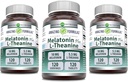 Formulare uimitoare Melatonina 10 Mg Plus L-Theanină 5.5 Mg Supliment 