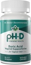pH-D Asistenţă medicală feminină - 600 mg Acid boric - Femeie deţinută - pentru uz vaginal Odor - 12 Număr