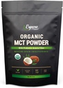 Pudră organică MCT - USDA Certified, with Prebiotic Acacia Fiber; Keto Friendly, Vegan, Gluten Free; 8oz