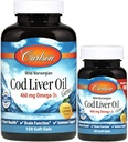 Carlson Laboratories Cod Oil Gems - Lightly Lemon 1000 Milligrams 150+30 Sgels