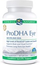 Nordic Naturals ProDHA ochi - ulei de pește, 360 mg EPA, 845 mg DHA, 20 mg FloraGLO Lutein, 4 mg Zeaxantină, Sprijin pentru funcția neurologică și sănătatea ochilor pe termen lung*, 60 Geluri moi