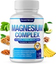 Magnesium Complex 7 Elemental Magnesium Supplement 1000mg – Magnesium Glycinate, Citrate, Malate, Taurate, Oxide, Aspartate, Orotate Non-GMO 90 Capsules