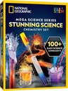 National Geographic Uimitoare Set Chimie - Mega Science Kit cu 45 de experimente Easy- Asigurați-vă un vulcan și lansați o rachetă, Proiecte STEM pentru copii Vârsta 8-12 ani, jucării științifice (exclusiv)