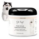 Eye Envy Tear Stain Şerveţele pentru pisici. Texturat pentru a uşor curat, tratează cauza de pete. Formula naturală 100%. Recomandate de Persan & Exotic Breeders, Vets, Groomers. Statele Unite ale Americii Made. 60 Cat Eye Wipes