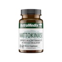 NutraMedix Nattokinaza Supliment - Nattokinaza 2000 FU per Serving - Formulat pentru a sprijini Heart Health and Healthy Circulation - Gluten + Dairy-Free (60 capsule)