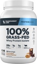 Labs Transparent Labs Grass-Fed Proteina Whey Izolat - natural aromate, Gluten gratuit Whey Pulbere de proteine cu 28g de proteine pe servire & 9 Aminoacidi - 30 Serviri, Unt de arahide de ciocolată
